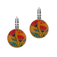 Серьги TARATATA, Sirocco, с цветной смолой, TT-W24-07780-10M серебристый