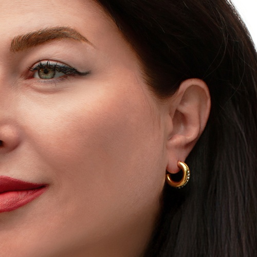 Серьги Fiore Luna Crystal, A2409SW-E02.2 BW/G фото 2