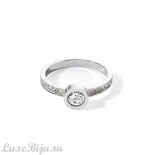 Кольцо Coeur de Lion Crystal-Silver  17.2 мм, 0228/40-1817 54