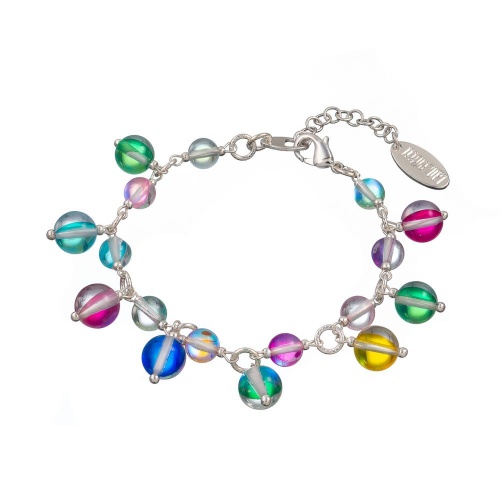 Браслет Lanzerotti, Hello babe!, с цветными кристаллами, LZ-25.07-208 розовый