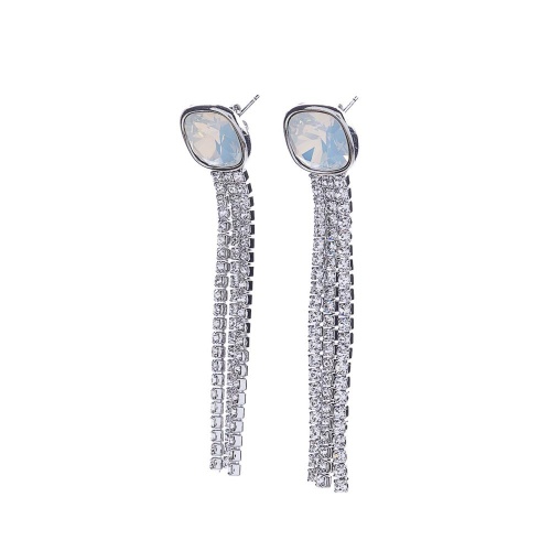 Серьги Moon Paris, Ringo, с кристаллами, MR-22.03-069 белый