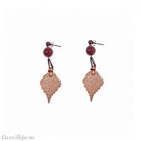 Серьги Ester Bijoux Роза F716-R BR