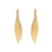 Серьги TARATATA, Olive, в форме листа, TT-W25-02713-20D золотистый