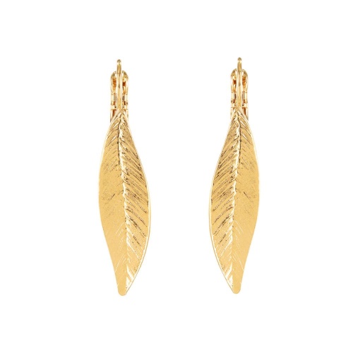 Серьги TARATATA, Olive, в форме листа, TT-W25-02713-20D золотистый