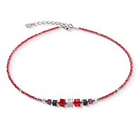 Колье Coeur de Lion Red-Silver, 3044/10-0317