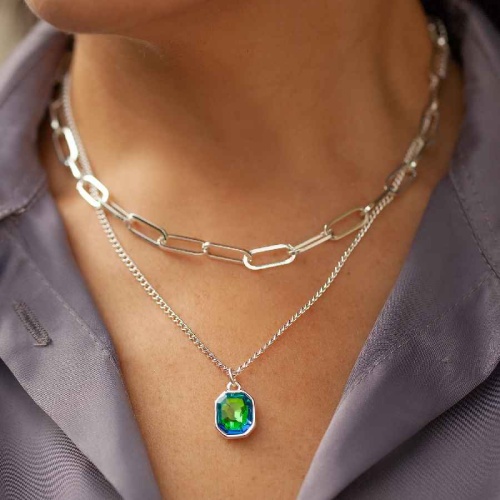 Колье Fiore Luna Virtual Green, LN6101 S фото 2