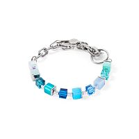 Браслет Coeur de Lion Blue-Turquoise, 4712/30-0706