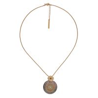 Колье Franck Herval, Giselle, палаванский перламутр, Swarovski, FH26.2-15-64731 серый