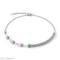 Колье Coeur de Lion Light Green, 5085/10-0520