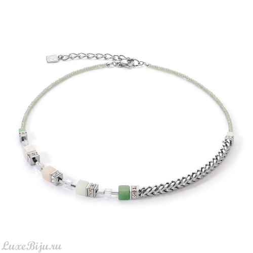 Колье Coeur de Lion Light Green, 5085/10-0520