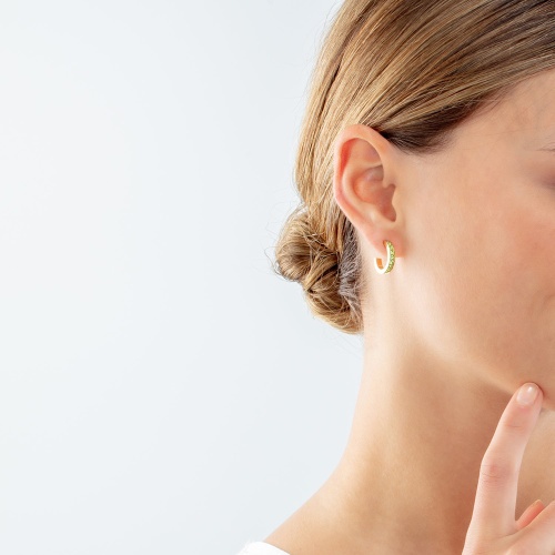 Серьги Coeur de Lion Green-Gold, 0127/21-0516 фото 2