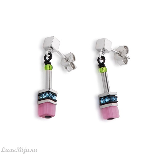 Серьги Coeur de Lion Multicolor Spring 4910/21-1527