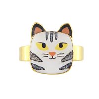 Кольцо TARATATA, Billy, разъемное, с цветной смолой, TT-T24-07418-201 белый