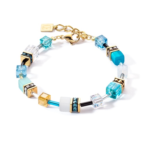 Браслет Coeur de Lion Turquoise-Gold, 2838/30-0616