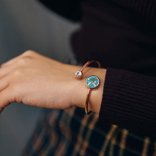 Браслет Fiore Luna Aquamarine, C1708.M22.1 BL/S фото 2