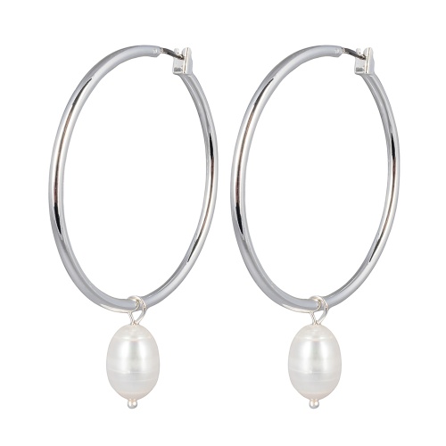 Серьги Fiore Luna White Pearle Ring, LE6089 S фото 3