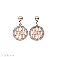 Серьги Qudo Carole 301572 BR/RG