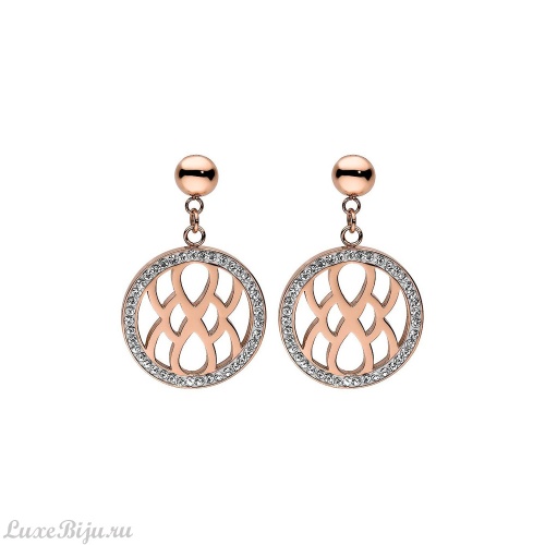 Серьги Qudo Carole 301572 BR/RG