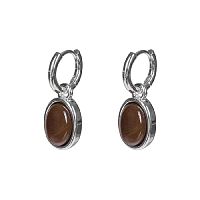 Серьги Fiore Luna COFFE AGATE, LE1201 BR/S