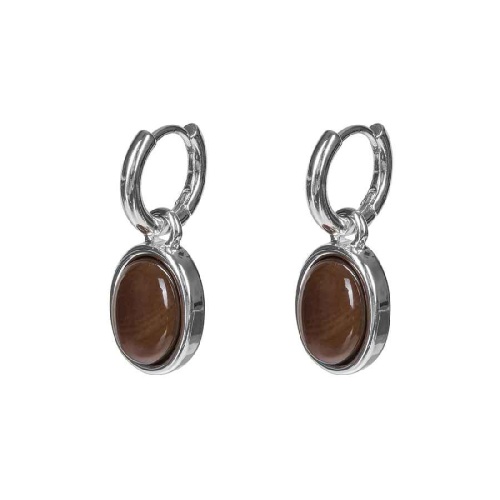 Серьги Fiore Luna COFFE AGATE, LE1201 BR/S