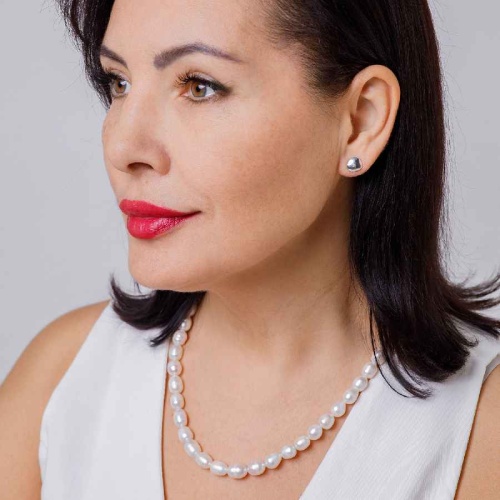 Пусеты Fiore Luna, AL4506 S фото 2