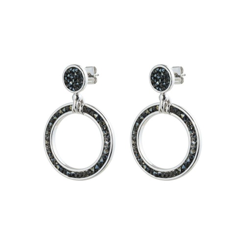 Серьги Fiore Luna Jet Nut, A2002SW-E108.4 BW/S