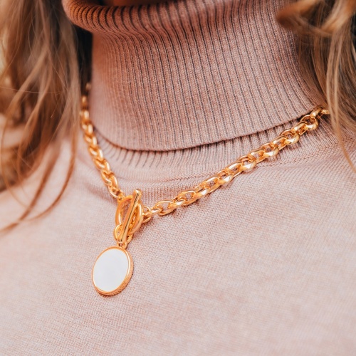 Колье Fiore Luna Bella White Shell, BL6009 G фото 2