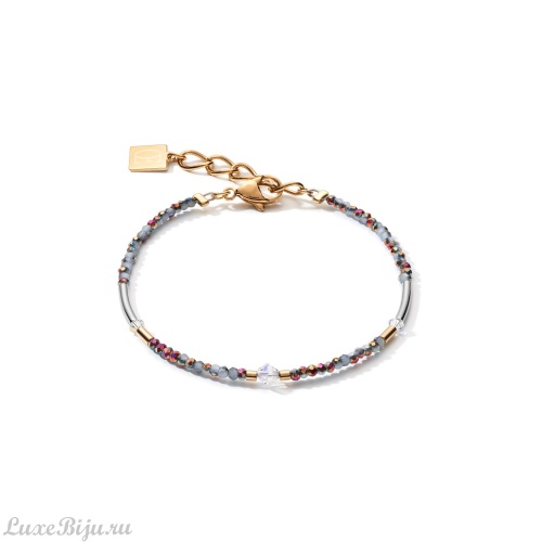 Браслет Coeur de Lion Light Blue-Gold 5080/30-0745