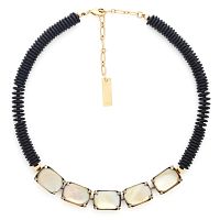 Колье Nature Bijoux, Salamandra, с перламутром и кокосом, NB25.1-15-43432 черный