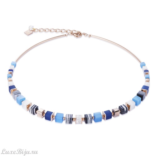Колье Coeur de Lion Blue-Turquoise 4963/10-0706