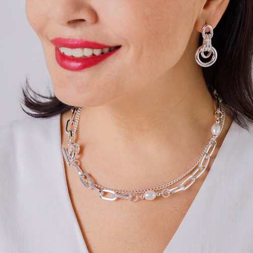 Колье Fiore Luna Four Pearls Togl, BL4511 S фото 4