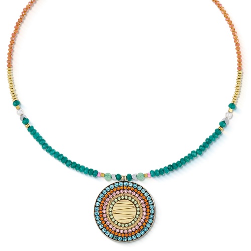 Колье Coeur de Lion Multicolour Boho, 2036/10-1583 фото 3