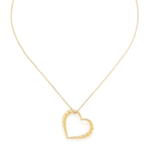 Колье ORI TAO, Merida, с сердцем, OT24.2-15-31823 золотистый фото 4