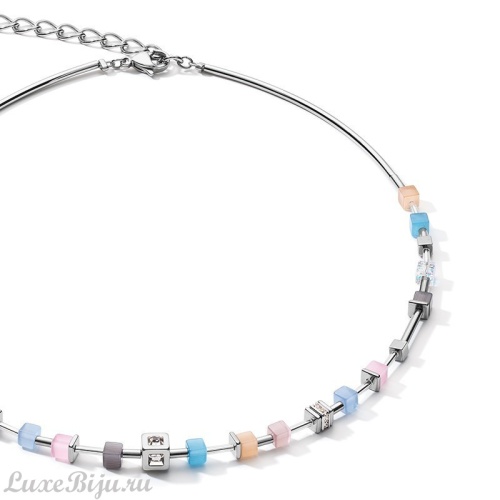 Колье Coeur de Lion Fine Pastel Blue-Rose 5028/10-0719 фото 3