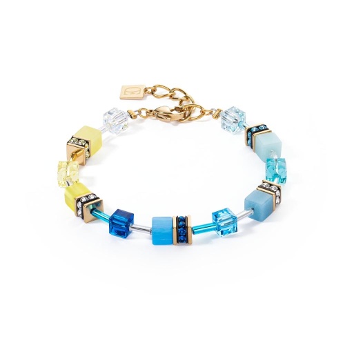 Браслет Coeur de Lion Turquoise-Yellow, 2838/30-0601