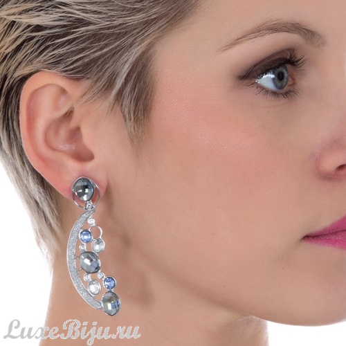 Серьги Boccadamo XOR132 BW/S/BL фото 2