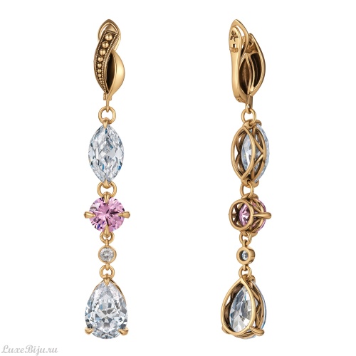 Серьги Fiore di Firenze OR0431 ROSA фото 2