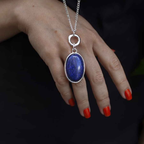 Колье Fiore Luna NATURAL LAPIS, LN5152 BL/S фото 2