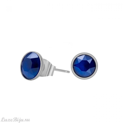 Пусеты Fiore Luna Crystal Royal Blue SWE298 CRB S фото 2