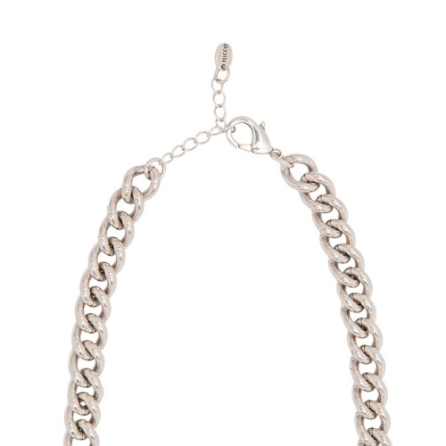 Колье Tucco, Mikonos, длинное, с объемными звеньями, TC-TMC61 серебристый фото 3