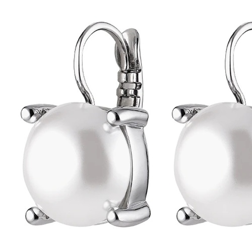 Серьги Dyrberg Kern AGNETA SS WHITE PEARL, 360007 фото 3