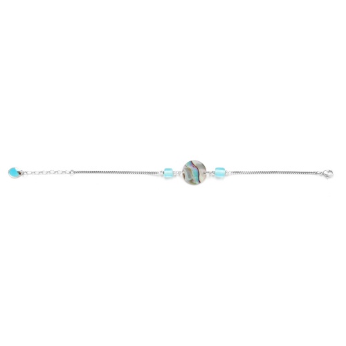 Браслет Nature Bijoux, Mauna kai, с гелиотисом и стеклом, NB22.1-13-42140 голубой фото 6