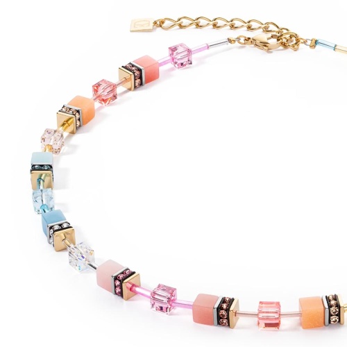 Колье Coeur de Lion  Aqua-Apricot, 2838/10-2028 фото 3