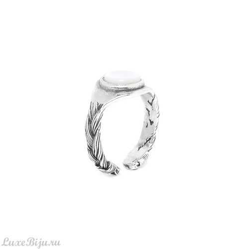 Кольцо Nature Bijoux, Panama, разъемное, с жемчужным перламутром, NB22.1-19-24407 белый