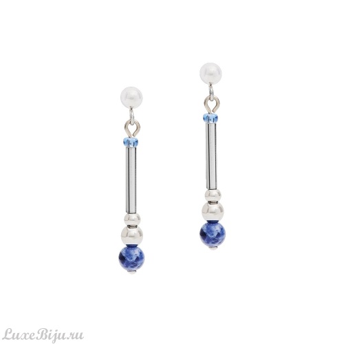Серьги Coeur de Lion Blue 5048/21-0700