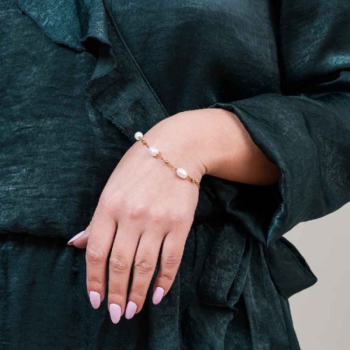 Браслет Fiore Luna PERLE, CB03167-2 BW/G фото 2