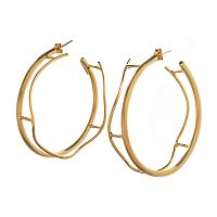 Серьги Katerina Vassou, Desire, полукольца, KV23-307057G золотистый