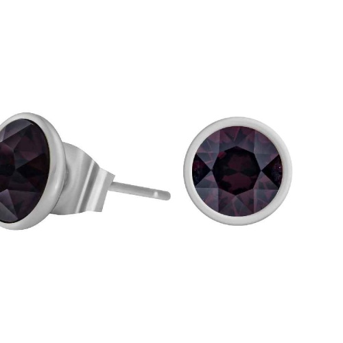 Пусеты Fiore Luna Burgundy SWE298 B S