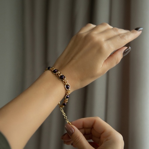 Браслет Lanzerotti, Elisir, с жемчугом, LZ-25.10-295 фиолетовый фото 2