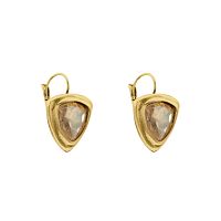 Серьги Ciclon, Genesis oro, с кристаллом Swarovski, CN-250601 янтарный